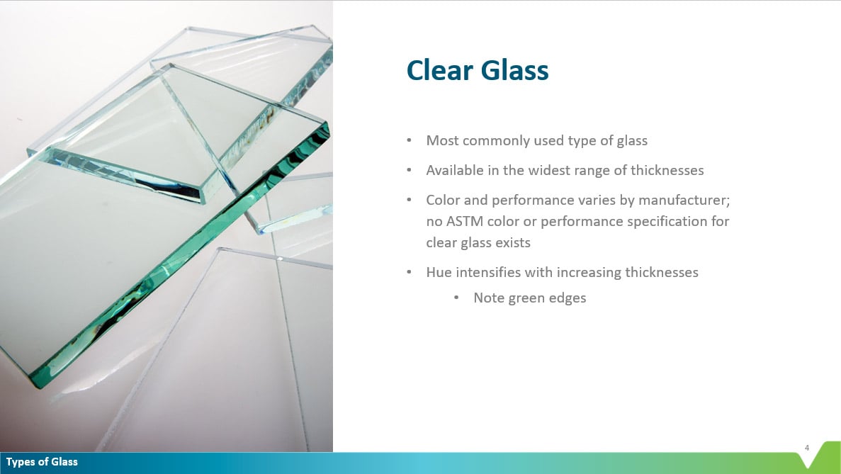 Why Specify Which Type of Glass?